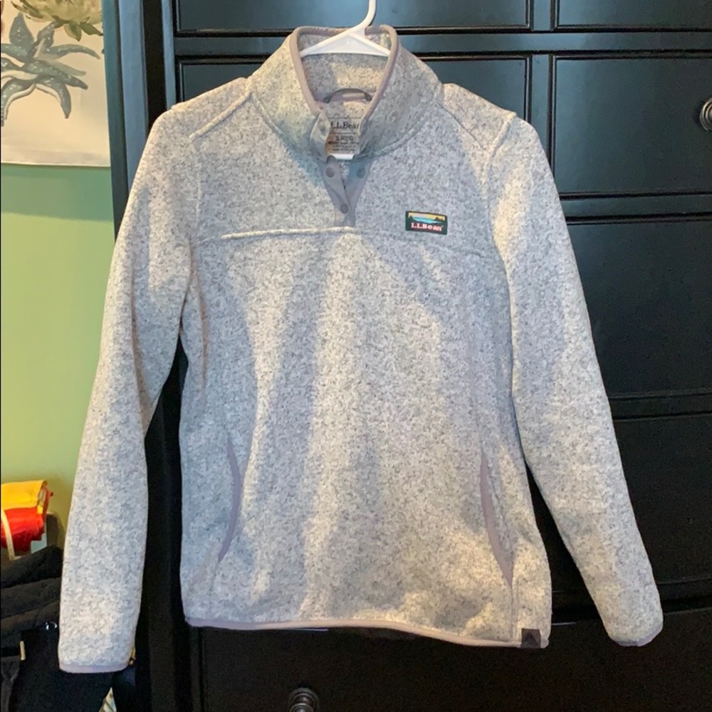LL Bean Grey Fleece (Small)